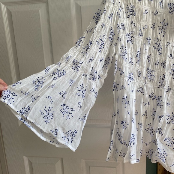 Bohemian blouse with boat neck - Picture 3 of 4